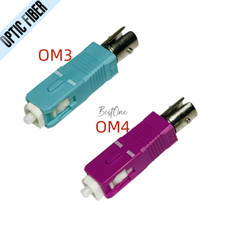 SC Male to ST Female UPC OM3 OM4 Fiber Optic Adapter Optical Coupler Converter picture