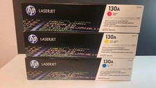 HP 128A (CF371AM) LaserJet Toner Cartridge - 3 Pack picture