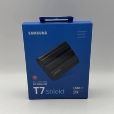New Samsung Portable T7 Shield Portable SSD 2TB USB-C to USB-C SSD MU-PE2T0S picture