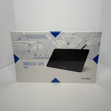 XP-PEN Deco 01 V2 Graphics Drawing Tablet Brand New Factory Sealed picture