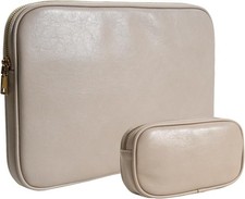 PU Leather Padded Sleeve Bag 13Inch for 2024 MacBook Air 13.6 A3113 M3 A2681 picture