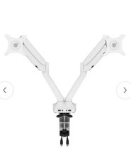 Bestar Universel Dual Monitor Arm with Pistons in White - AK-MA01D-17 picture