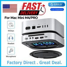 ORICO MiniLink 40Gbps USB HUB Aluminum Docking Station for Mac Mini M4 M4 Pro picture