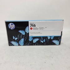 New HP 746 300ml P2V81A Red Chromatic Red DesignJet Ink Cartridge picture