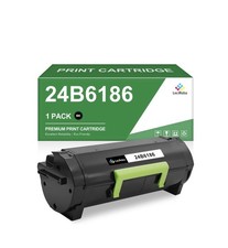 LeciRoba 24B6186 Black High Yield Toner Cartridge Replacement 24B6186 picture