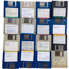 Video Game Lot 3.5” Floppy Disk Monopoly Oregon Trail Zaxxon Defender Star Trek picture