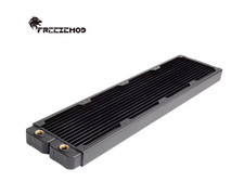 FREEZEMOD TSRP-TW480 480mm Radiator 14 Flat Tubes Copper Fins 120mm Fan Support. picture