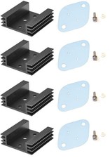 Easycargo 4 Packs to-3 Heatsink Insulator/Mounting kit black picture