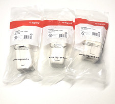 (LOT OF 3) LEGRAND SMB KEYSTONE 1 PORT FOG WHITE KSSMB1 picture