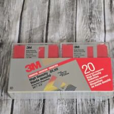 3M High Density 3.5” Color Diskettes 20 Pack Formatted MAC HD Sealed New picture