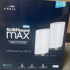 ARRIS SURFboard mAX Tri-band Whole Home Mesh Wi-Fi System AC3800 3.8 Gbps *BNIB* picture