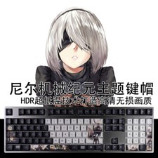 NieR: Automata Anime Waifu Keycap Set DIY For Mechanical Keyboard Keypad 108 pcs picture