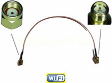 10 INCH RP-SMA Male to RPSMA Female Extension Cable RG178 High Quality LOW LOSS picture