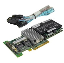 IBM ServeRAID M5015 6Gb/s RAID Controller 46C8927 +BBU +2x Cables picture