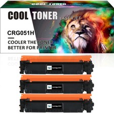 3PK CRG-051H Toner Cartridge for Canon 051 H imageCLASS MF264dw MF269dw LBP162dw picture