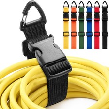 Wowangce 6 Pack Adjustable Extension Cord Holder Straps,Multicolor picture
