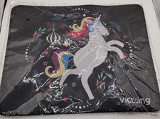 VicTsing Unicorn Non-Slip Rubber Mouse Pad Black/Multicolor VTPC119BT picture