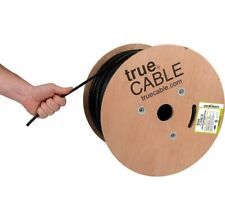 trueCABLE Cat6 Direct Burial | Gel Filled | 1000ft | Black | Waterproof | CMX | picture