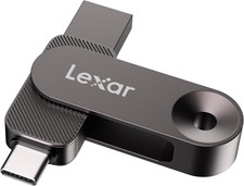 Lexar 256GB Dual Drive D500 External SSD, 400Mb/S Read, USB-C/A USB 3.2 picture