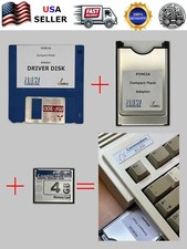 Amiga 600 1200 PCMCIA Compact Flash CF Adapter All-in-1 DRIVER + 4GB STORAGE USA picture
