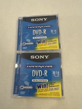 Sony Handycam DVD-R Mini 8cm 1.4GB DMR30L1 Camcorder Discs - LOT OF 2 picture