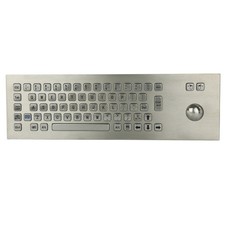USB Industrial Stainless Steel Metal Rugged Keyboard For Self Service Kiosk picture
