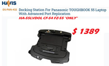 99.99% Life Left Havis DS-PAN-432 Toughbook Dock ONLY for Panasonic CF-54 FZ-55 picture