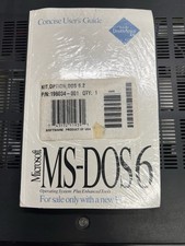 Microsoft MS-DOS 6.2 OEM Kit 196034-001 Sealed Vintage Software PC picture