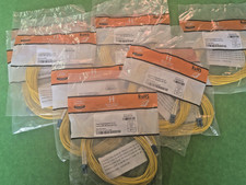Singlemode Duplex LC/UPC LC/UPC Yellow Fiber Patch Cable 30 Feet NEW  10 Pack picture