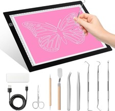 Dorhui A4 Light Pad for Weeding Vinyl, LED Copy Board Tracing Color 2 picture