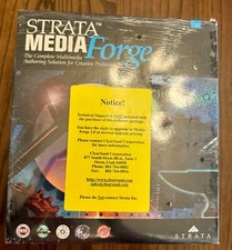 1995 NEW IN BOX SEALED Strata Media Forge Complete Multimedia Authoring Solution picture