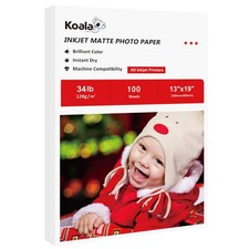 Koala Thin Inkjet Paper 13x19 Inch Matte Photo Paper 6.5Mil 100 PCS Sheets picture