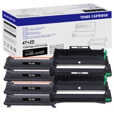 Premium TN450 Toner DR420 Drum For Brother HL-2250DNR HL-2275DW HL-2280DW Lot picture