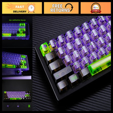 173 Keys Crystal Transparent Keycap Set for Cherry MX Gateron Switches - Custom picture