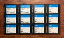 LOT OF 12 Crucial BX500 CT240BX500SSD1 240GB SSD 2.5