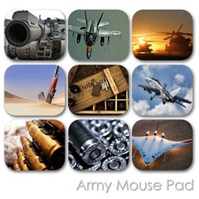 ARMY CUSTOM MOUSE PAD MILITARY GUN RIFLE LOGO MOUSEPAD  (MM-03) picture
