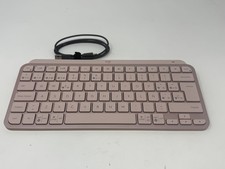 LOGITECH MX KEYS MINI WIRELESS KEYBOARD ROSE SPANISH LAYOUT - ROSE picture