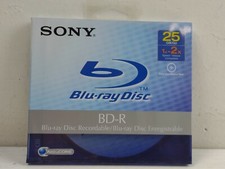 1 Sony Full HD 1080 Recordable BD-R Blu-Ray Disc 25GB 1-2X New & Sealed picture