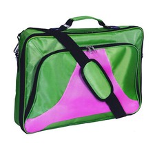 Green & Pink 15.6 -18 Inch Laptop Notebook carrying briefcase bag case picture