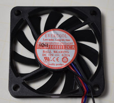 Evercool 60mm x 10mm EC6010HH12CA Computer Case Ball Bearing Fan 3-Pin picture