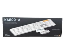 ProtoArc Backlit Bluetooth Keyboard and Mouse Combo, Full Size Wireless, KM100-A picture