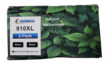 2 Pack Black Ink Cartridges 910 XL  Expiration 04/28  For HP  New Sealed picture