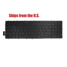 For Dell 0D6D4C US Keyboard New Backlit Blue characters picture