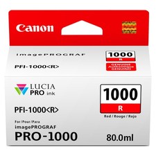 Canon PFI-1000 Genuine Red Ink Tank, Compatible with ImagePROGRAF PRO-1000 picture