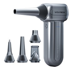 WOLFBOX DF60 110000RPM Compressed Air Duster 3-Speed w/ 5 Nozzles, Fast Charging picture