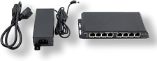 8 Port Passive Poe Switch - 24V Passive Unmanaged Network Gigabit Poe Switch W/  picture