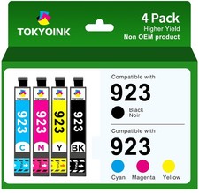 TOKYOINK 923 Ink Cartridges YOU MUST SWAP THE CHIPS FROM PREVIOUS CARTRIDGES  picture