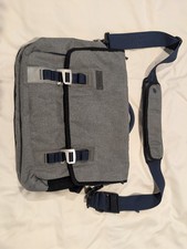 TIMBUK2 Grey/Blue Canvas Messenger Bag picture
