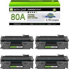 GREENCYCLE CF280A 80A Black Toner Cartridge for LaserJet Pro 400 M401dn M425dn picture