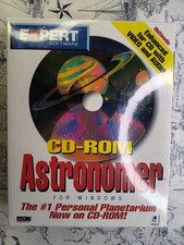 Expert Software CD-ROM Astronomer For Windows 3.1 1994 Big Box New/Sealed picture